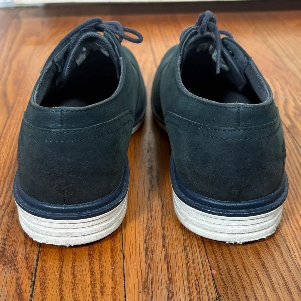 Timberland Hoverlite Sawyer Lane Blue Waterproof Leather Oxford Shoes Men's‎ 9.5